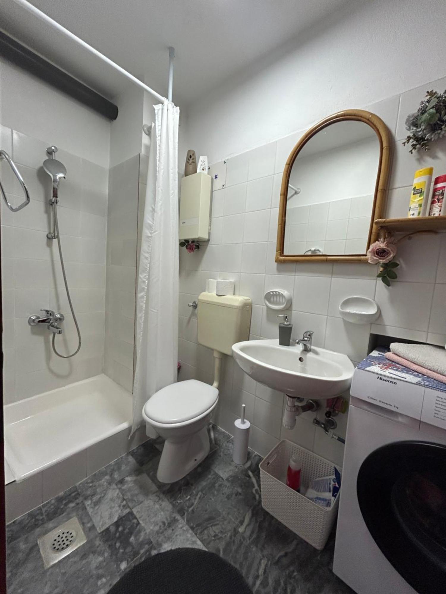 Seafront Studio Apartment+Balcony Podgora Bagian luar foto